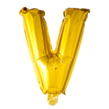 XXL Folienballon Gold Buchstabe V